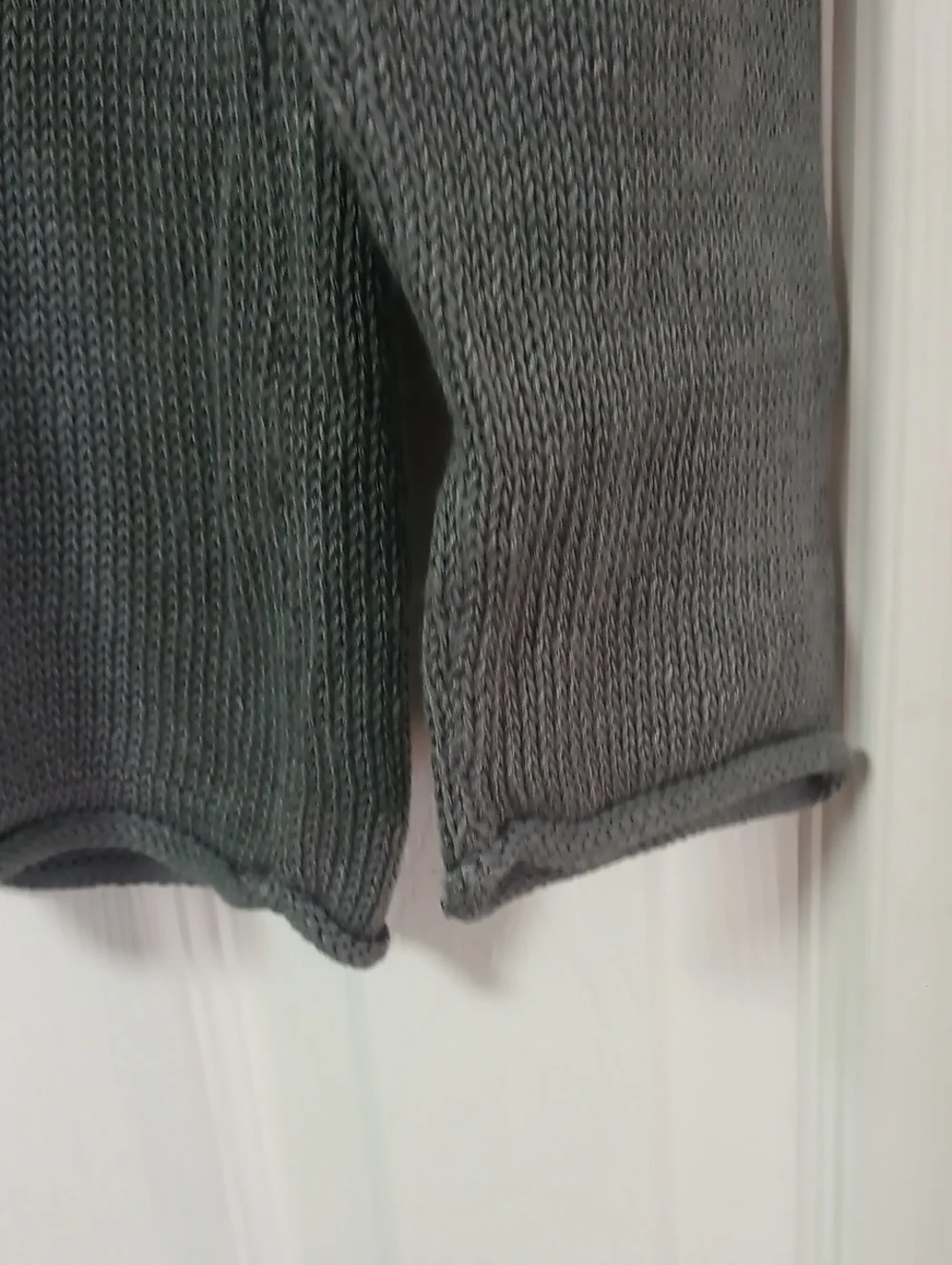 Club Monaco Women's Crewneck Sweater — Slate Green Knit
